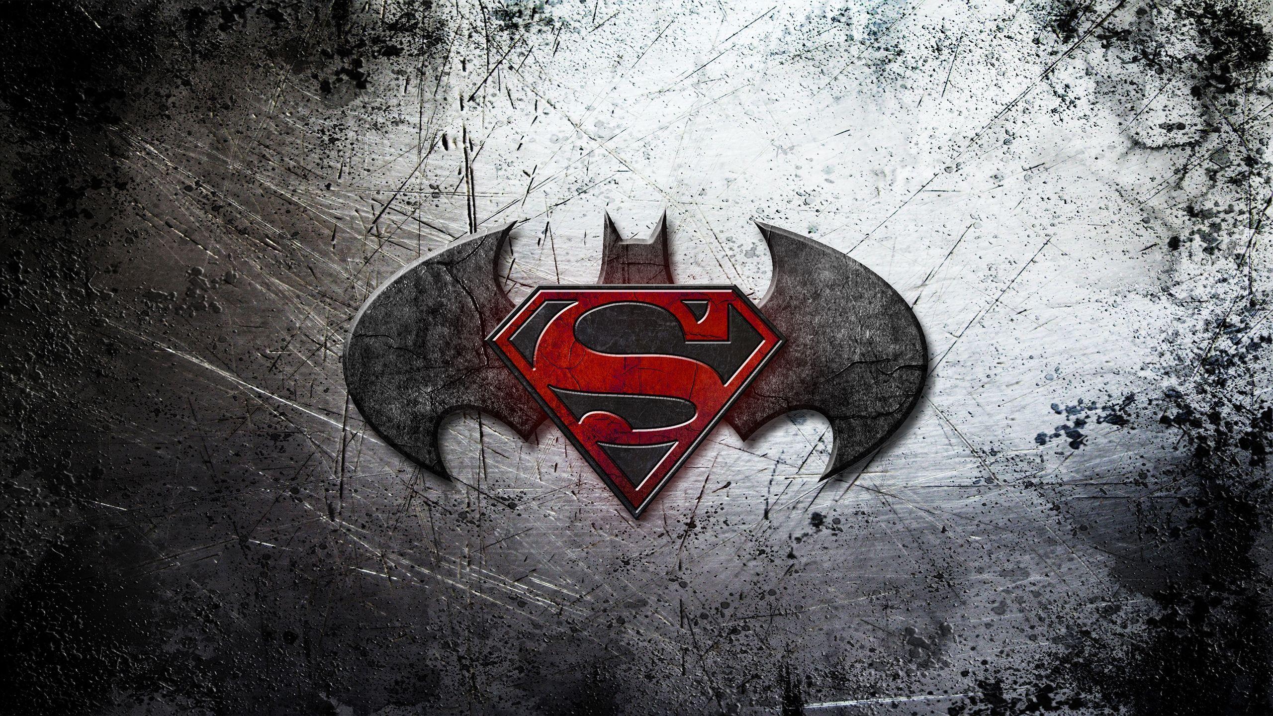 Batman Superman Logo Wallpapers Top Free Batman Superman Logo Backgrounds Wallpaperaccess