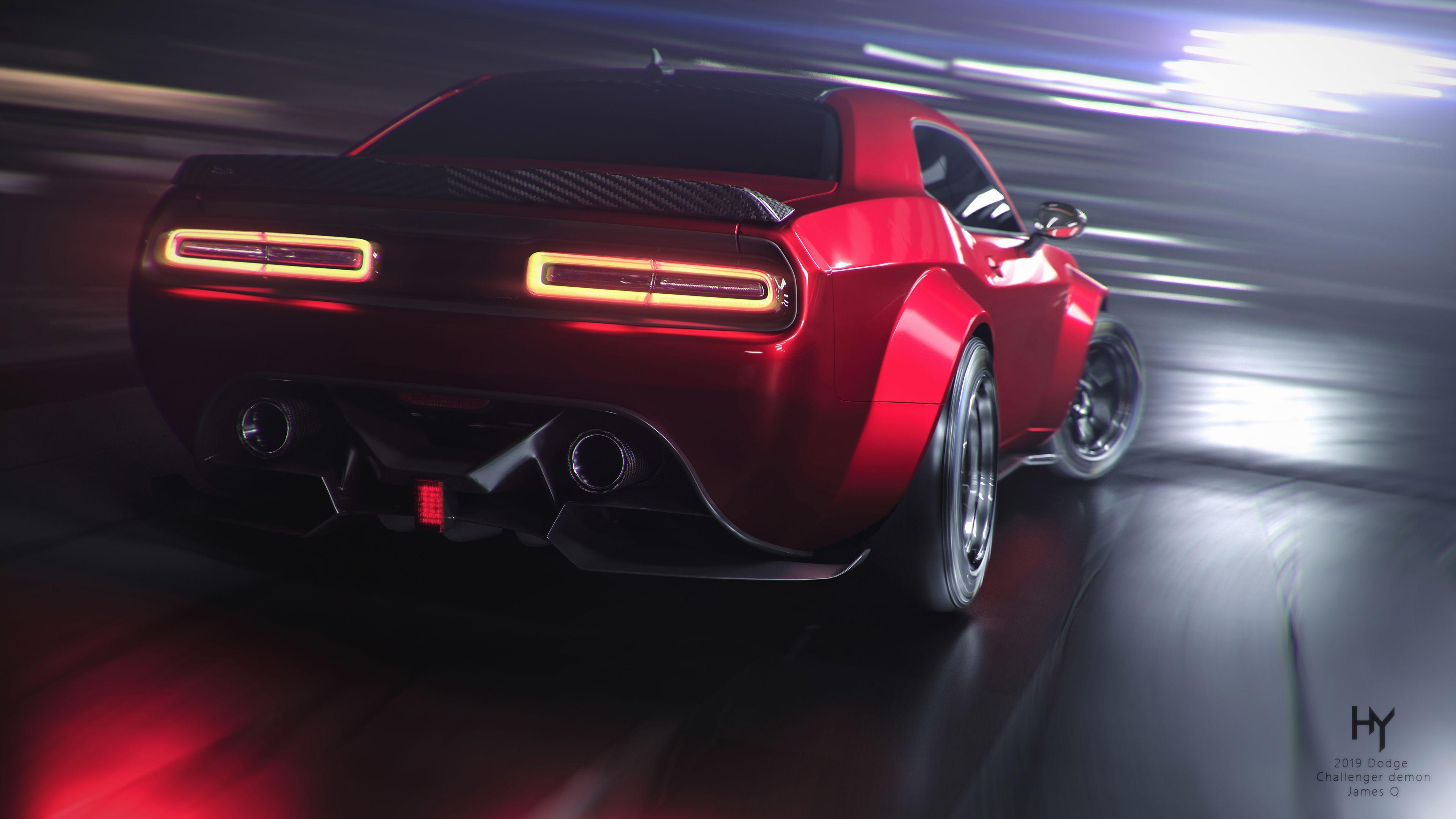 Dodge Challenger Demon 4k Wallpapers Top Free Dodge Challenger Demon 4k Backgrounds Wallpaperaccess