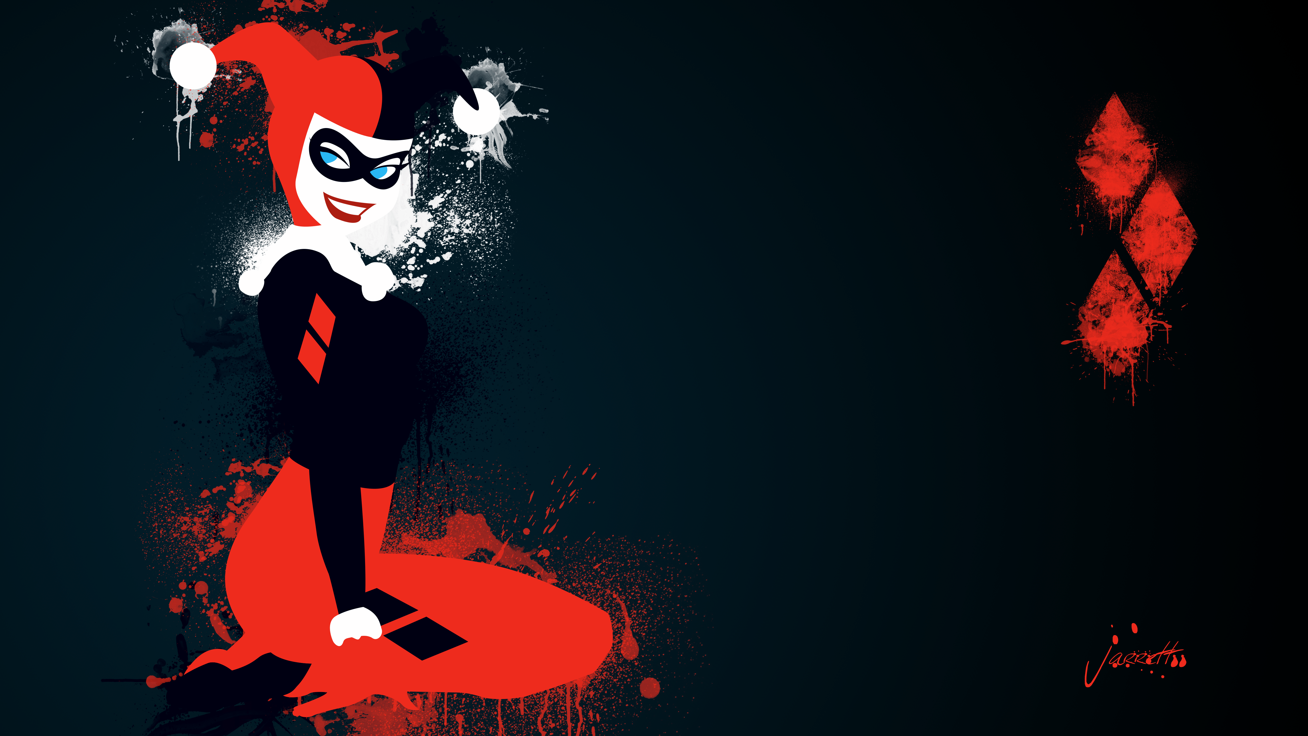 Harley Quinn Diamond Wallpapers Top Free Harley Quinn Diamond Backgrounds Wallpaperaccess