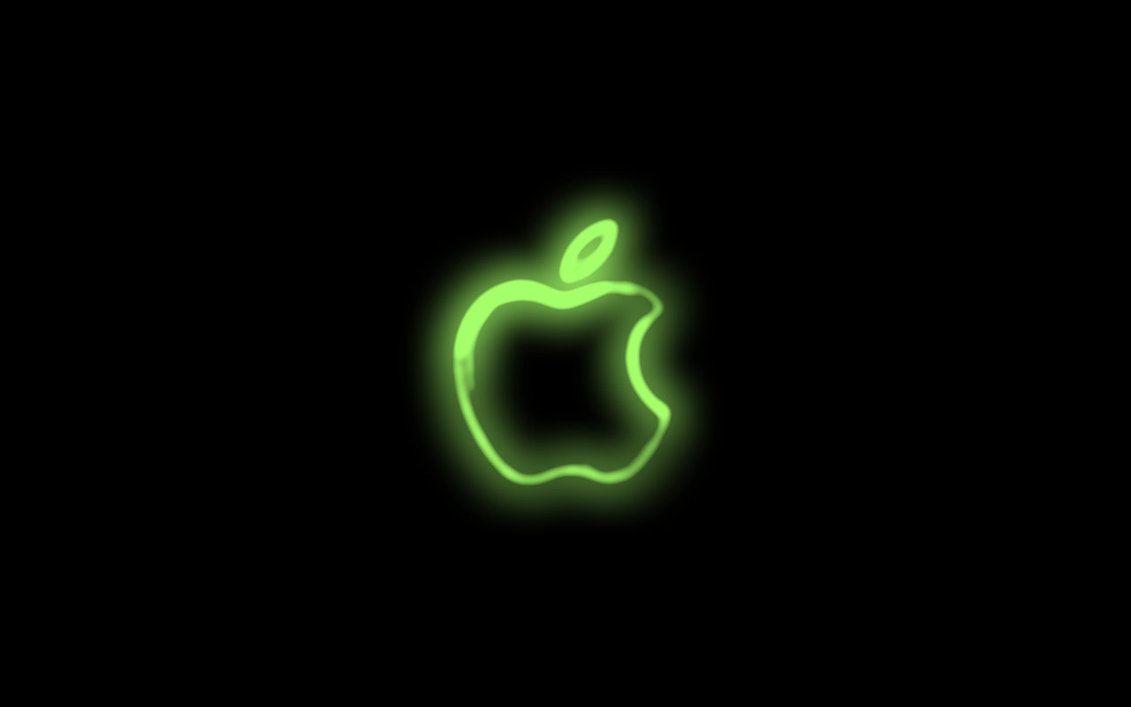 Neon Apple Logo Wallpapers Top Free Neon Apple Logo Backgrounds Wallpaperaccess