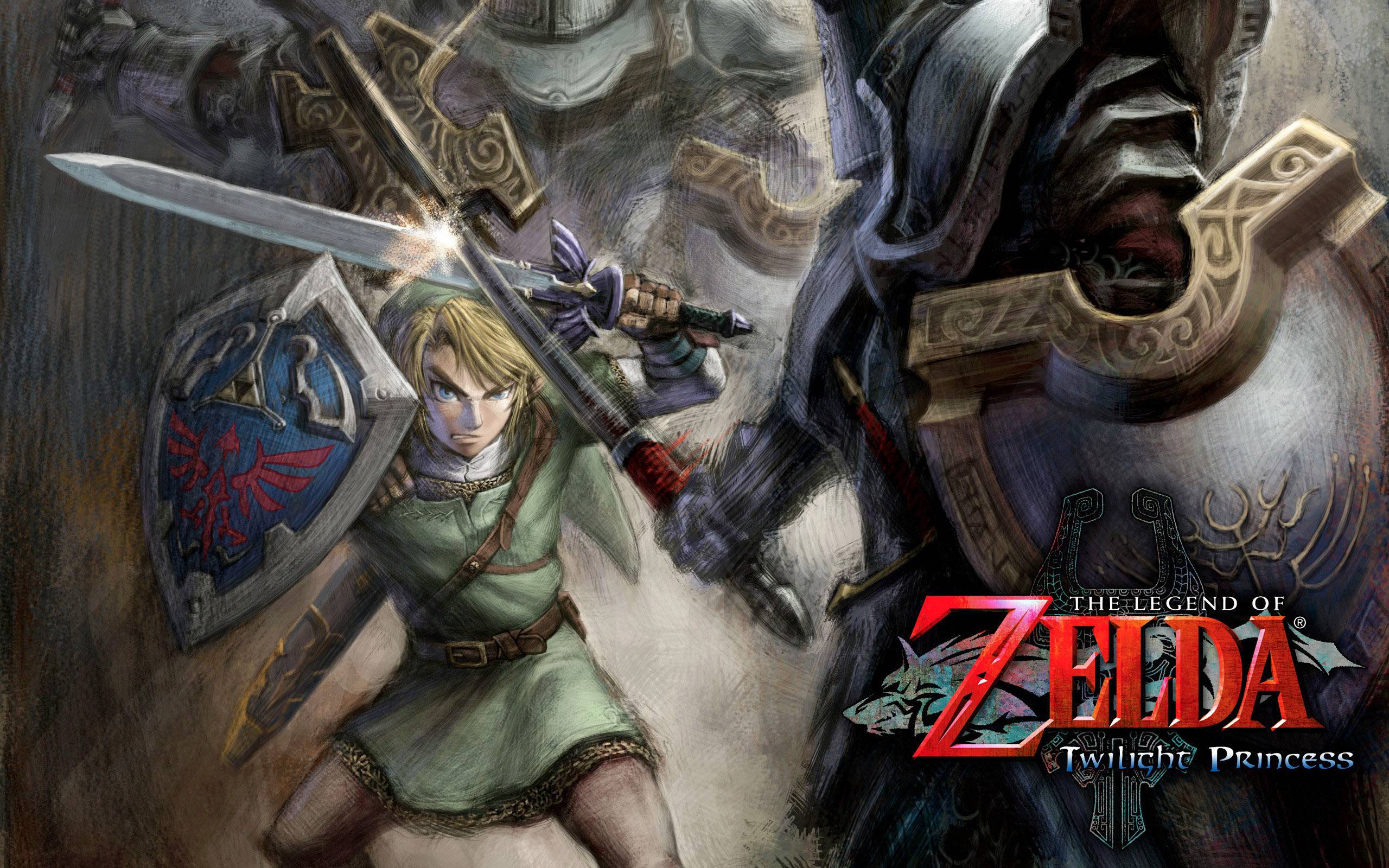 Zelda and link wallpaper