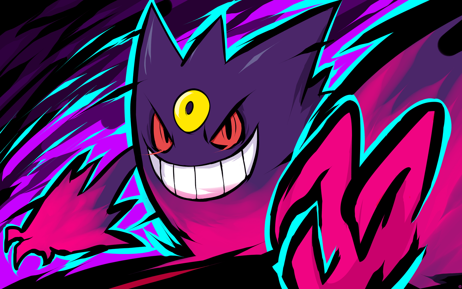 Shiny gengar wallpaper