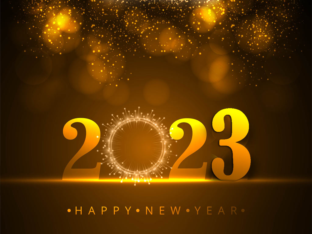 Happy new year 2023 wallpaper background