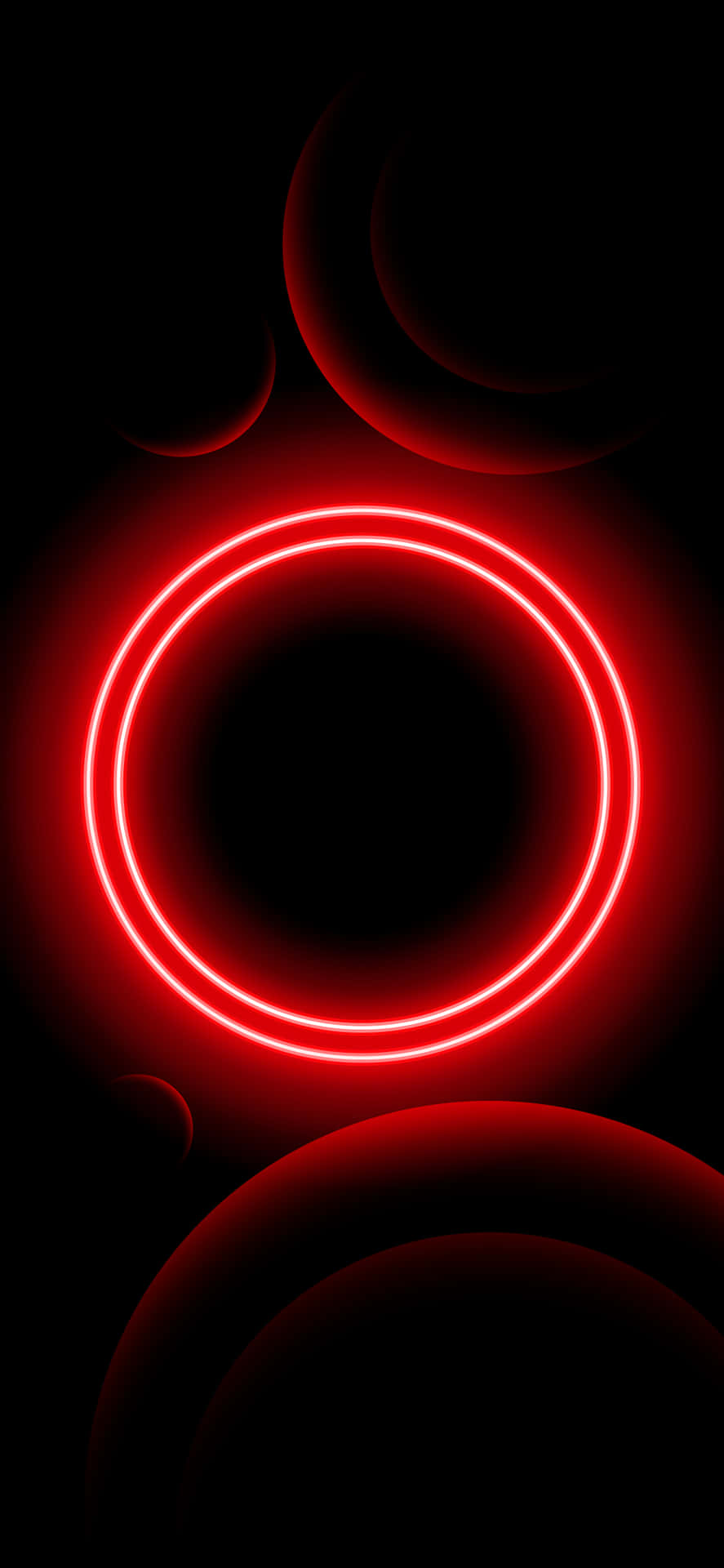 Black and red neon wallpaper