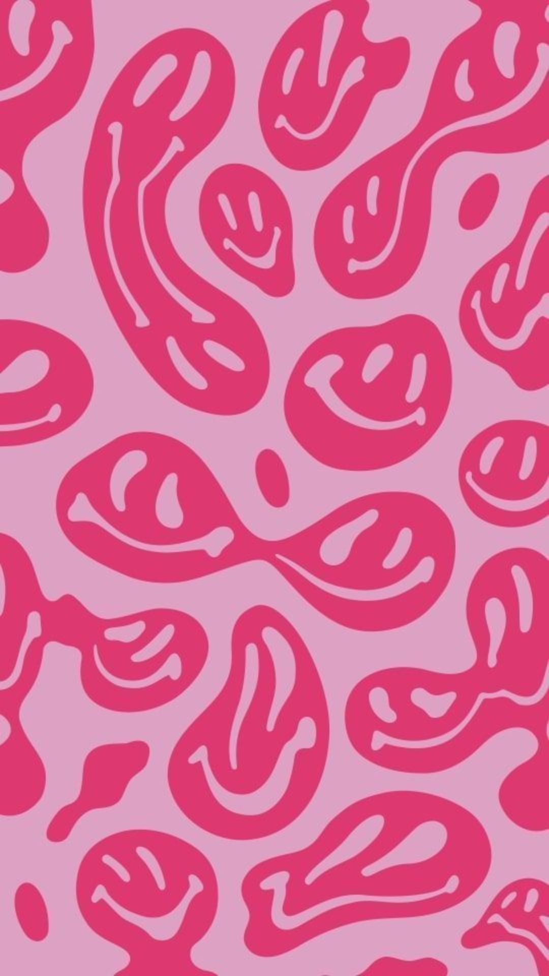 Cute pink preppy wallpaper