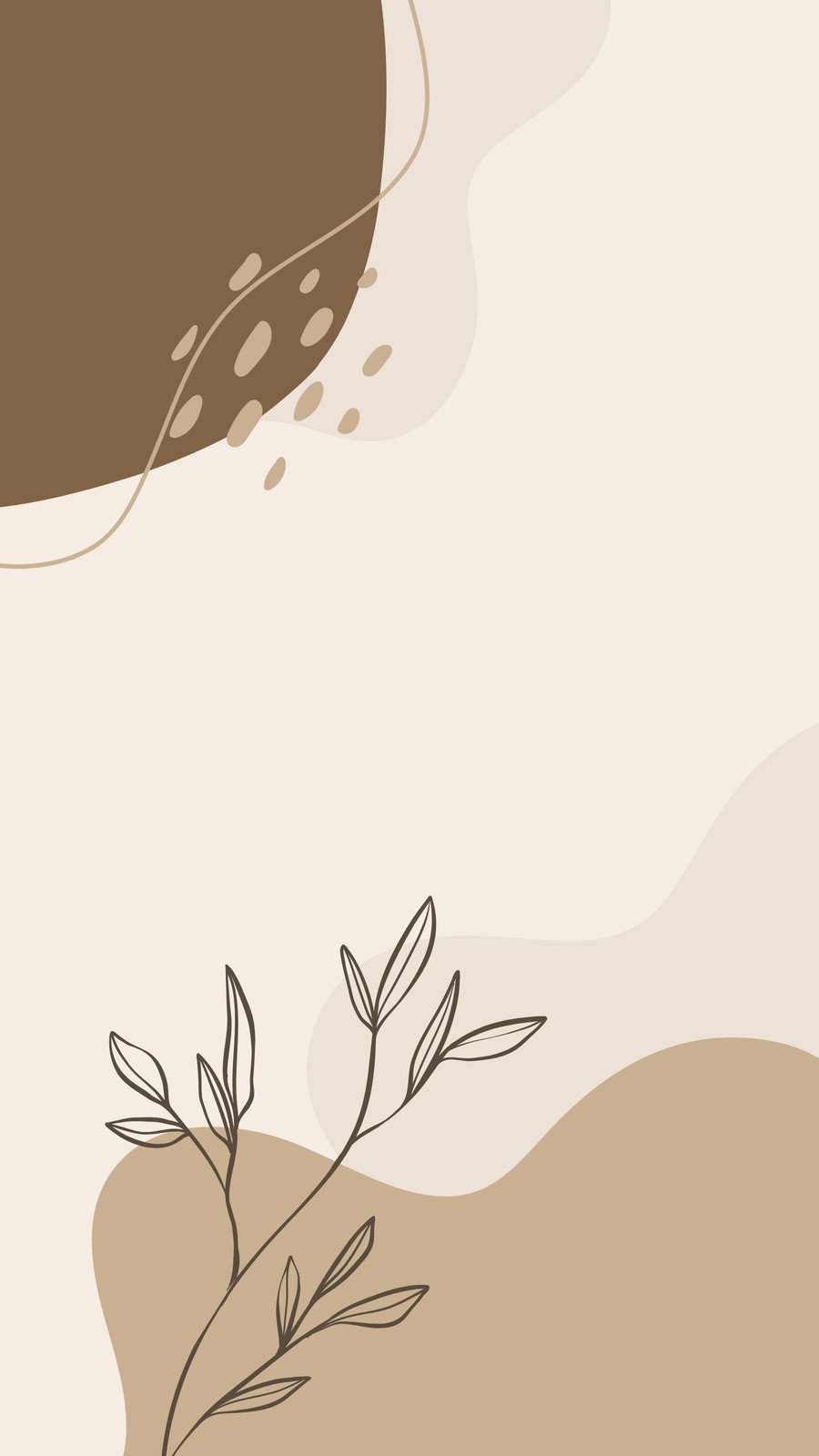 Orange and brown wallpaper