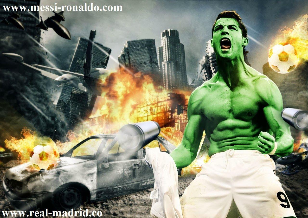 Wallpaper ronaldo and messi