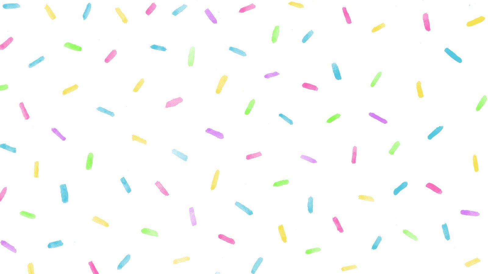 Cute sprinkles wallpaper