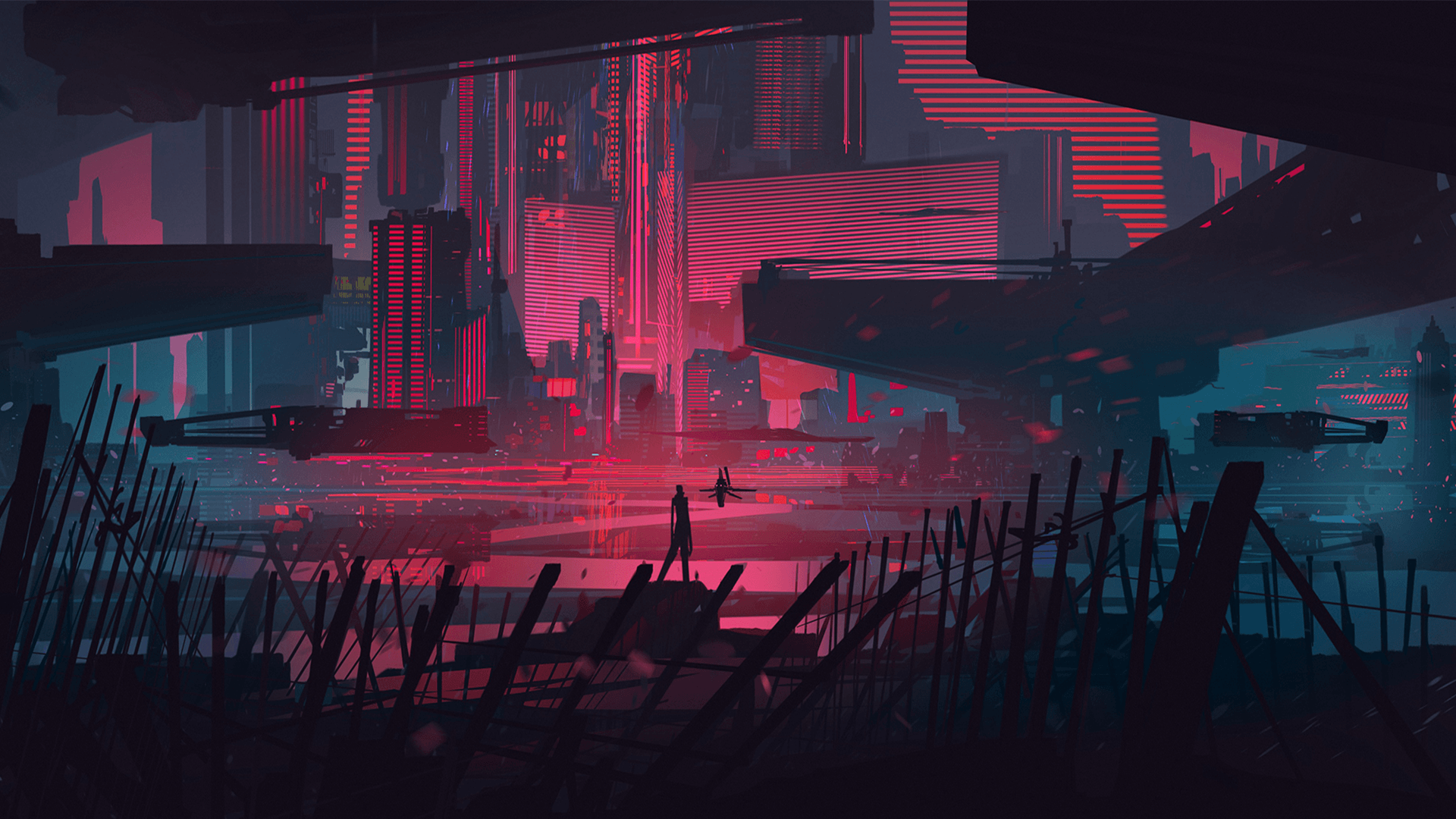 Neon City Wallpapers Wallpaper Cave