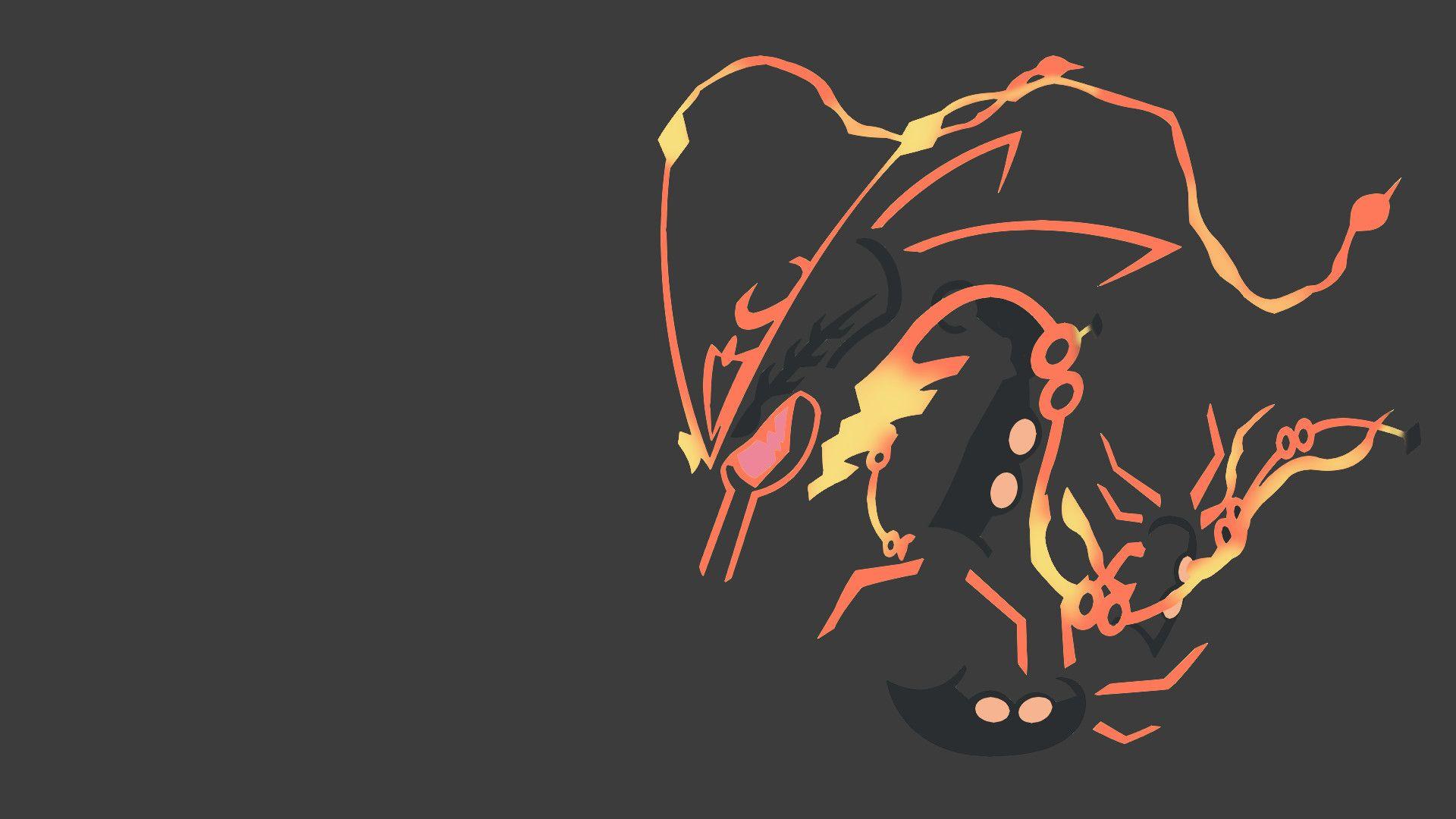 Shiny mega rayquaza wallpaper