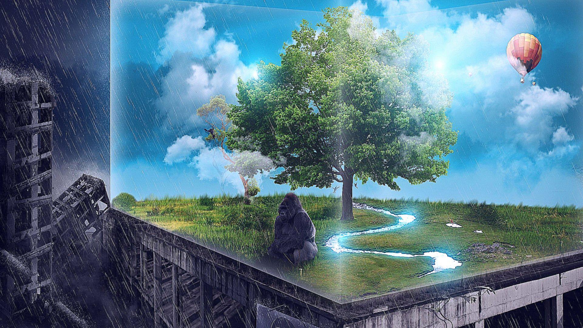 Computer wallpaper 3d