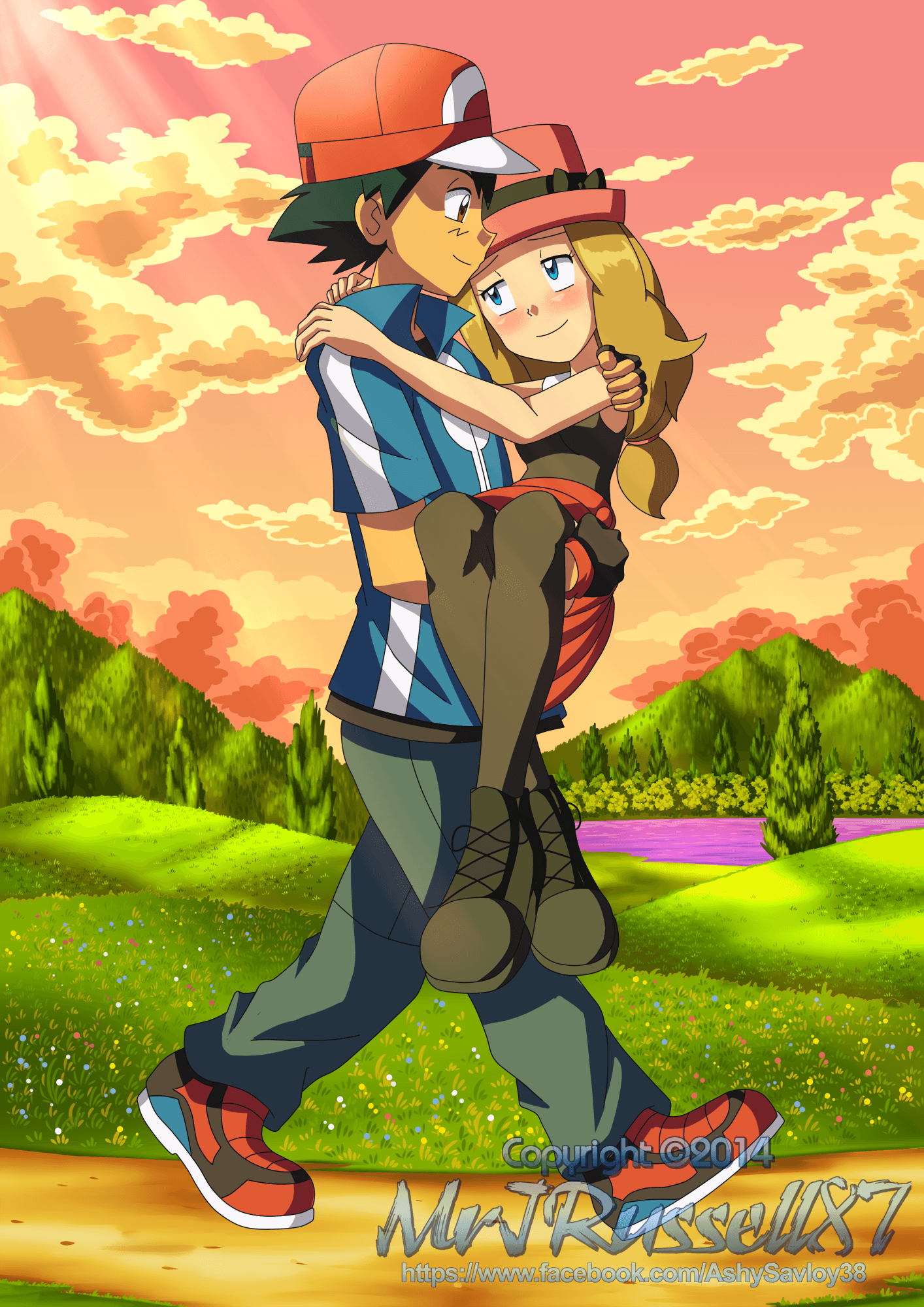 Pokemon ash and serena porn