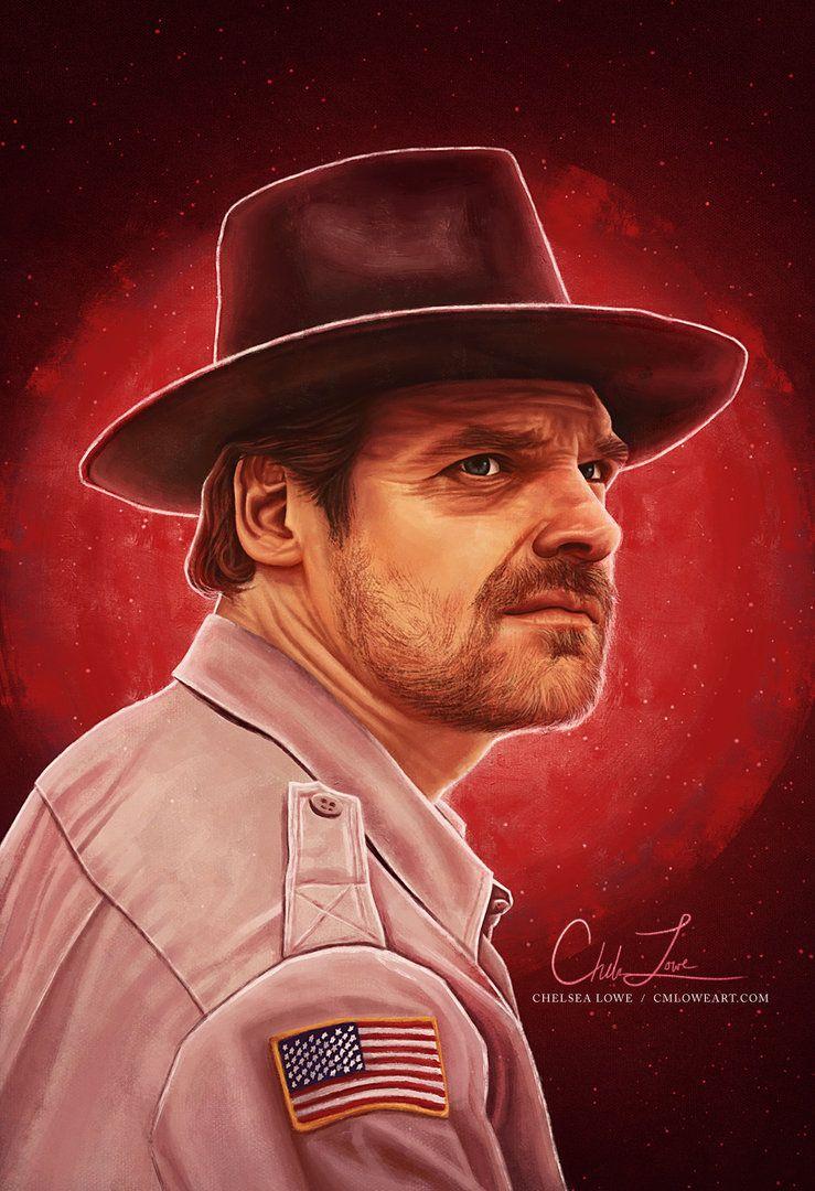 Stranger things hopper wallpaper