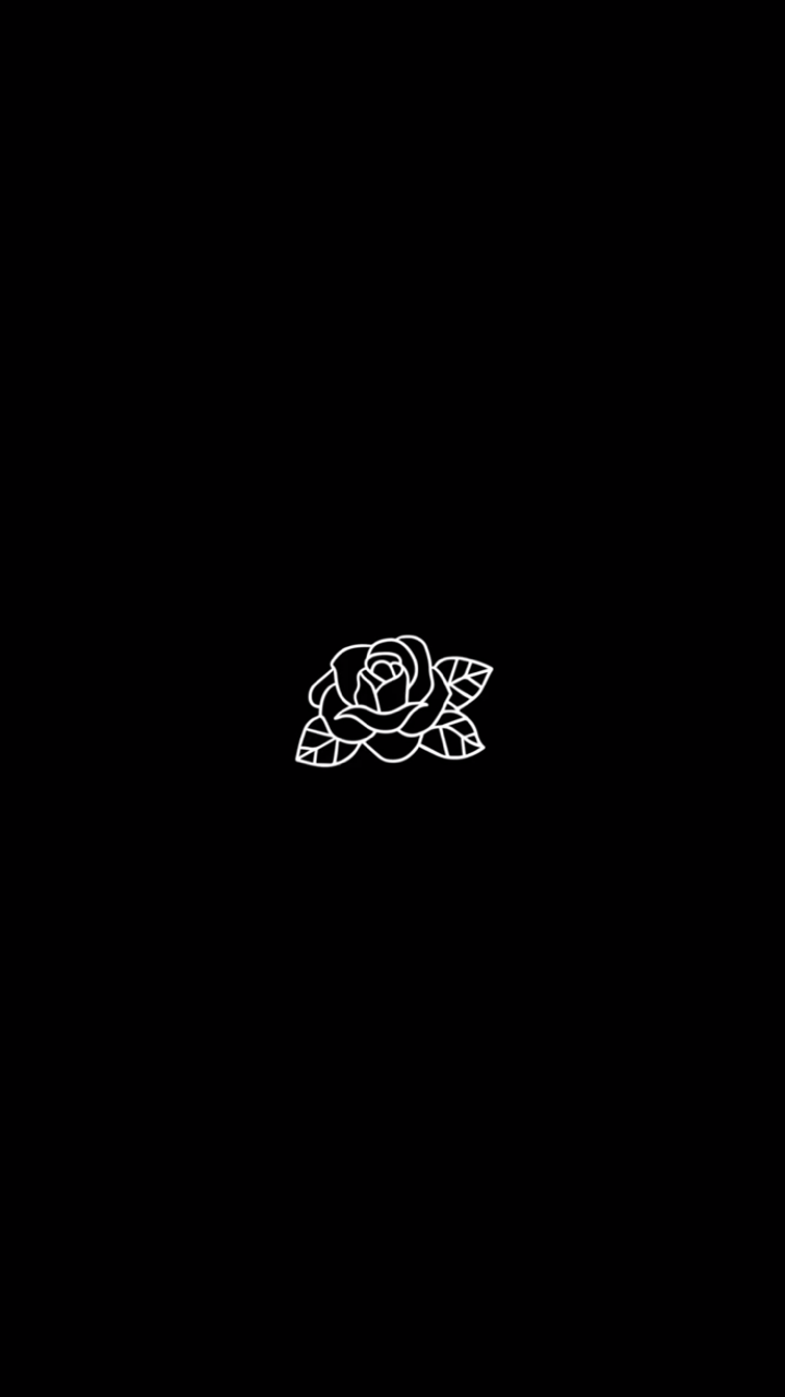 Rose black aesthetic wallpaper