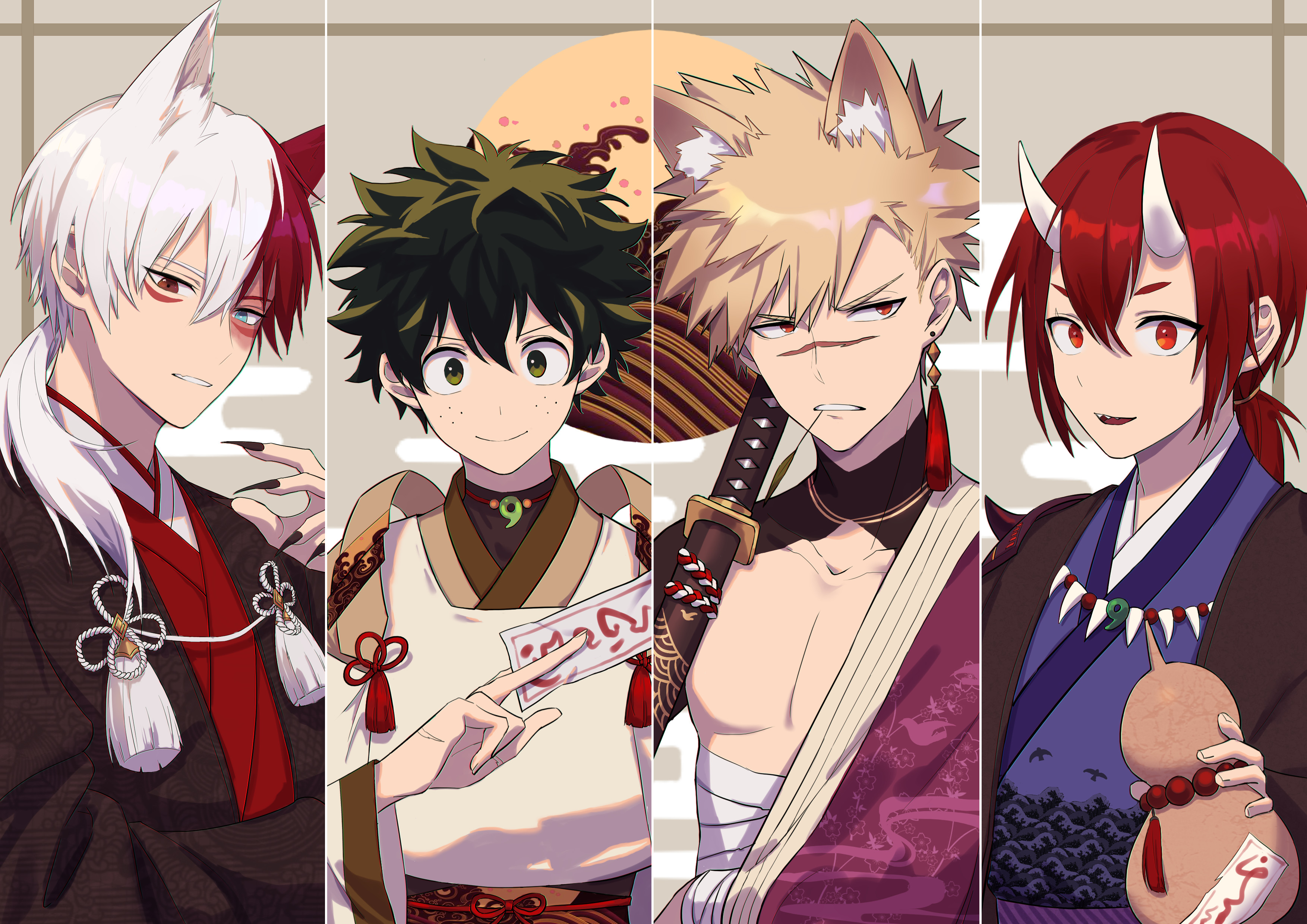 Bakugou x kirishima rule 34