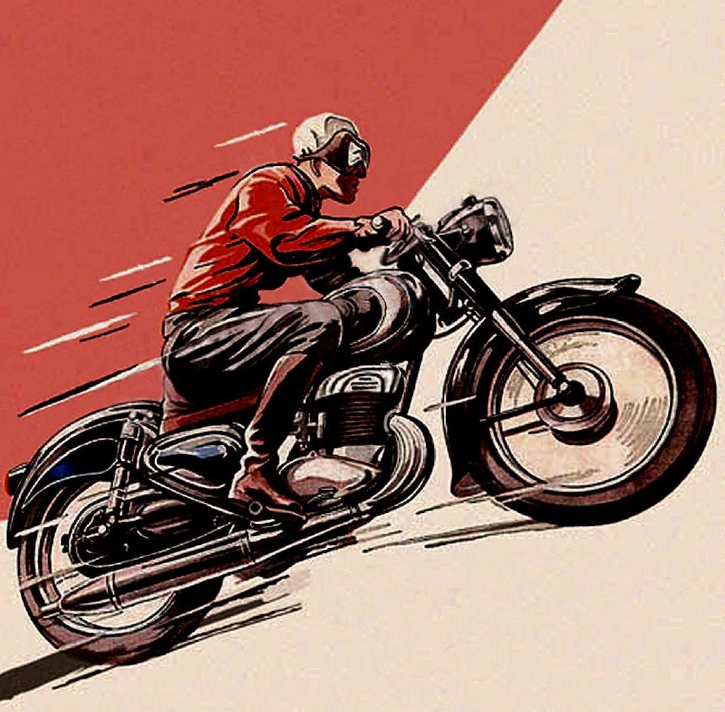 Vintage Motorcycle Racing Wallpapers Wallpaper Cave