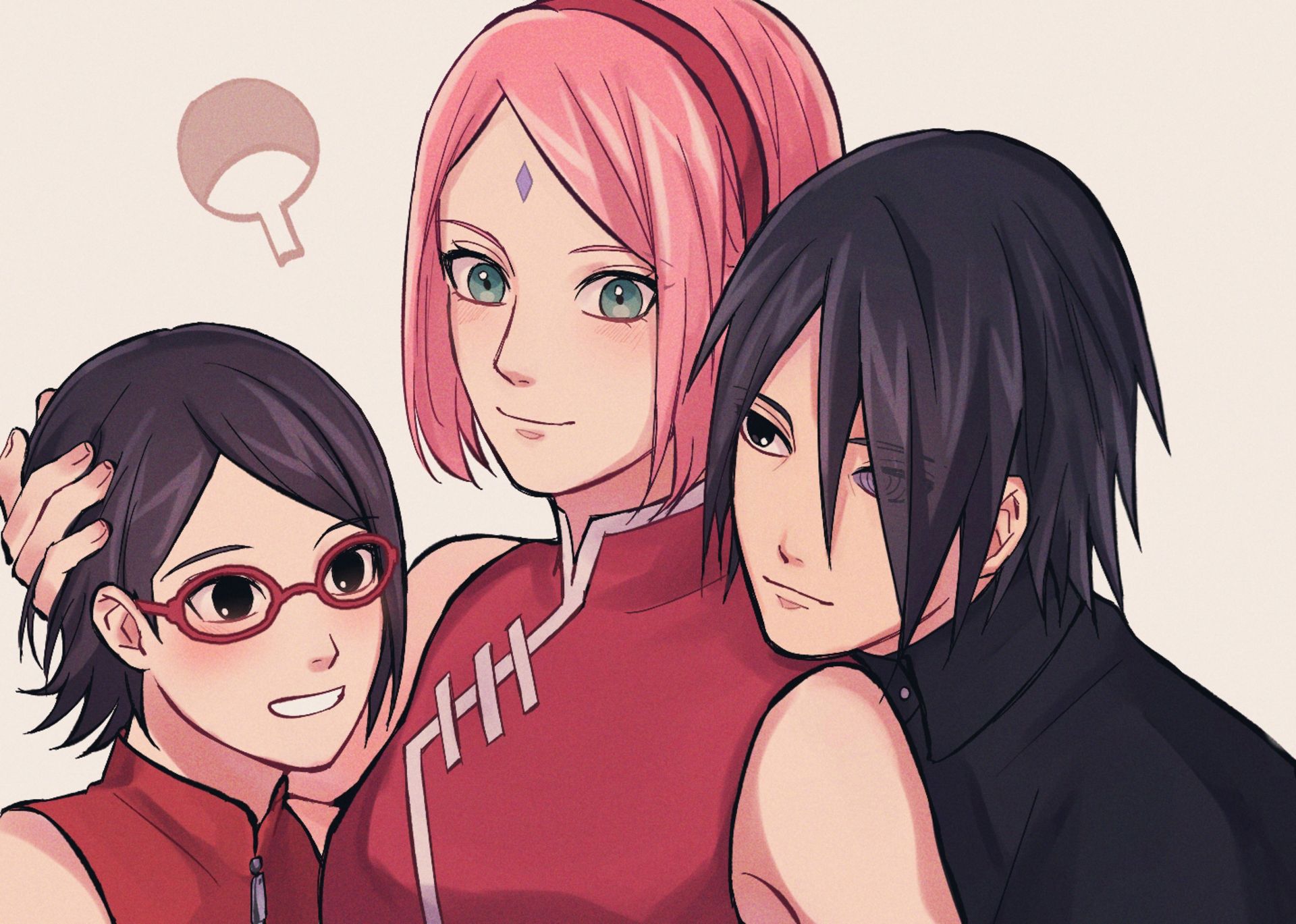 Sakura e sarada transando