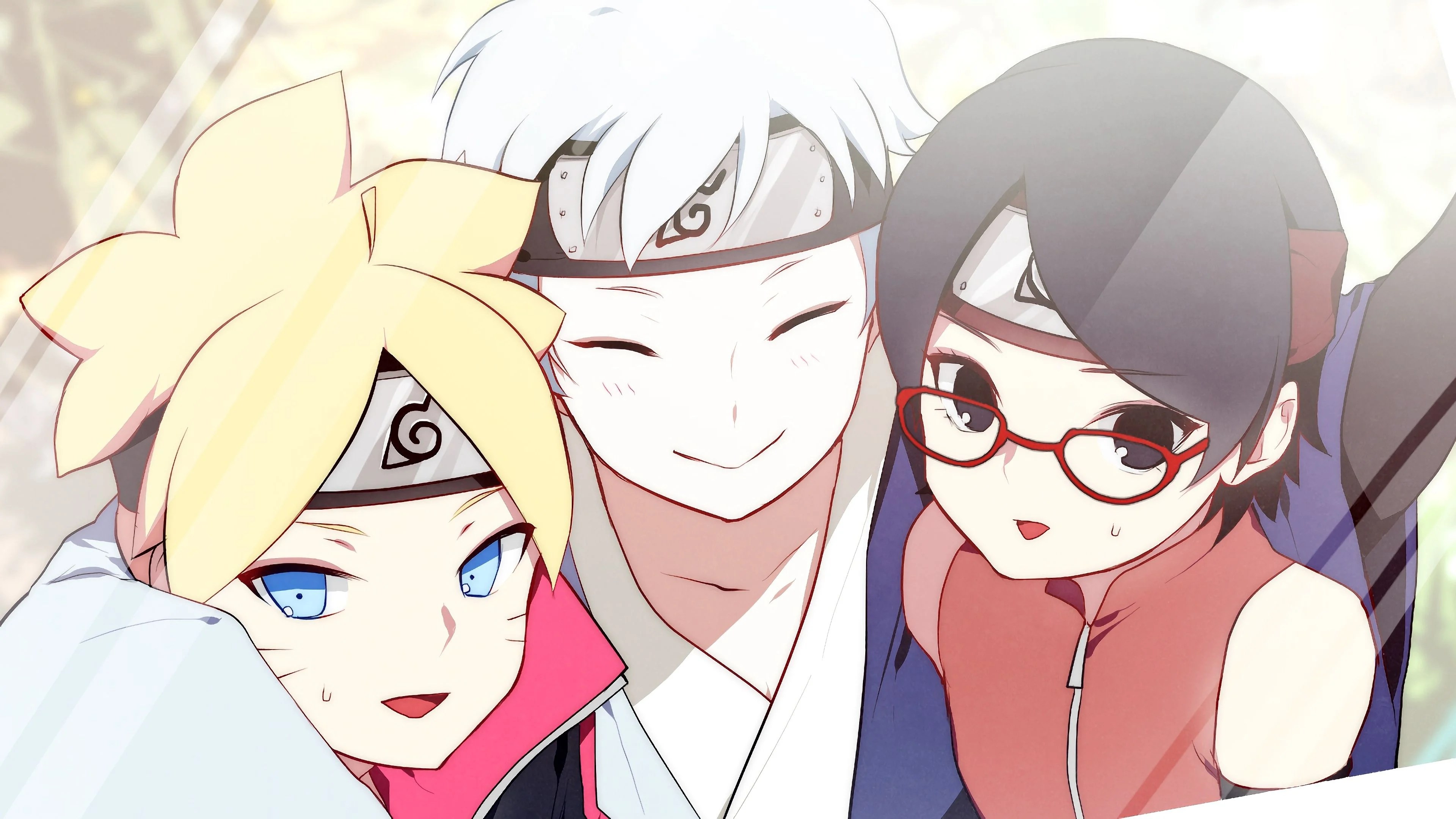 Sarada and boruto in the night d art