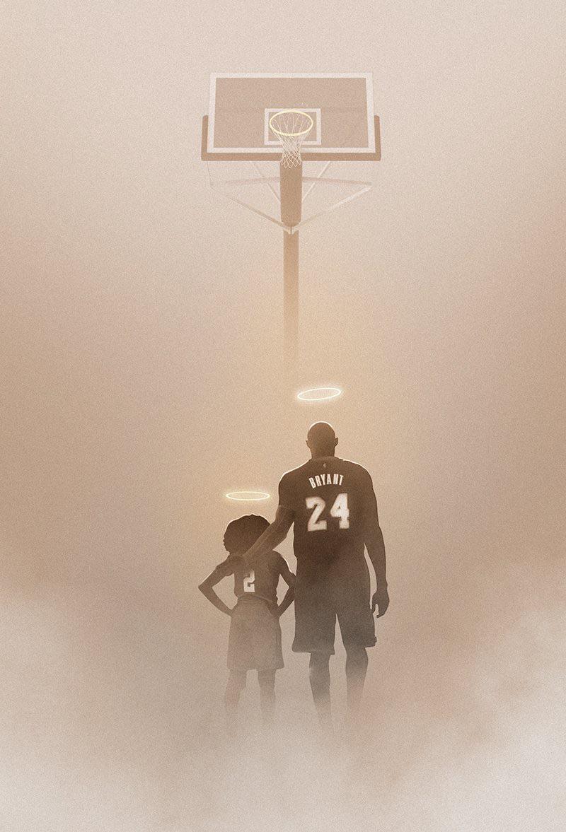 Kobe and gigi wallpaper