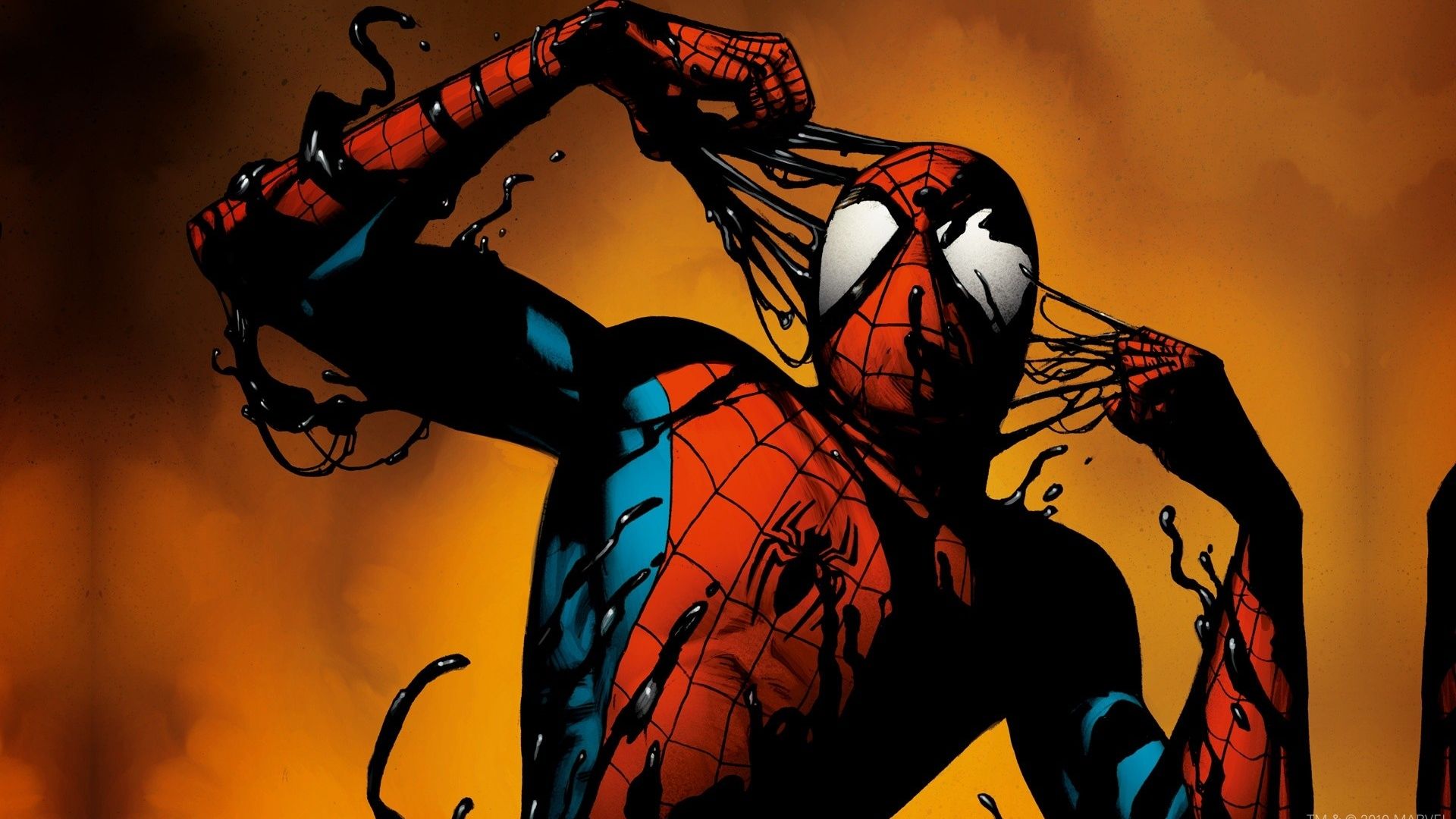 Spider man symbiote wallpaper