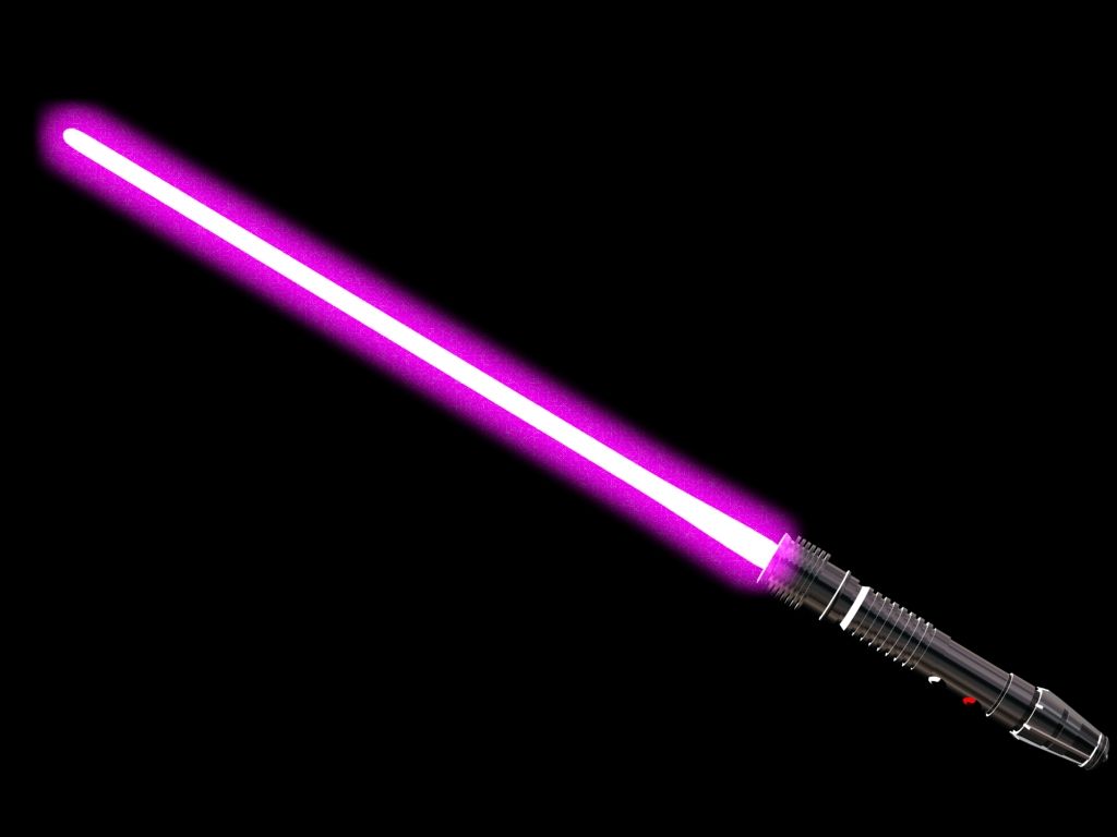 Purple lightsaber wallpaper