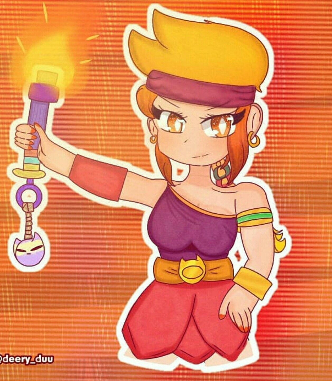 Amber Brawl Stars Wallpapers Wallpaper Cave