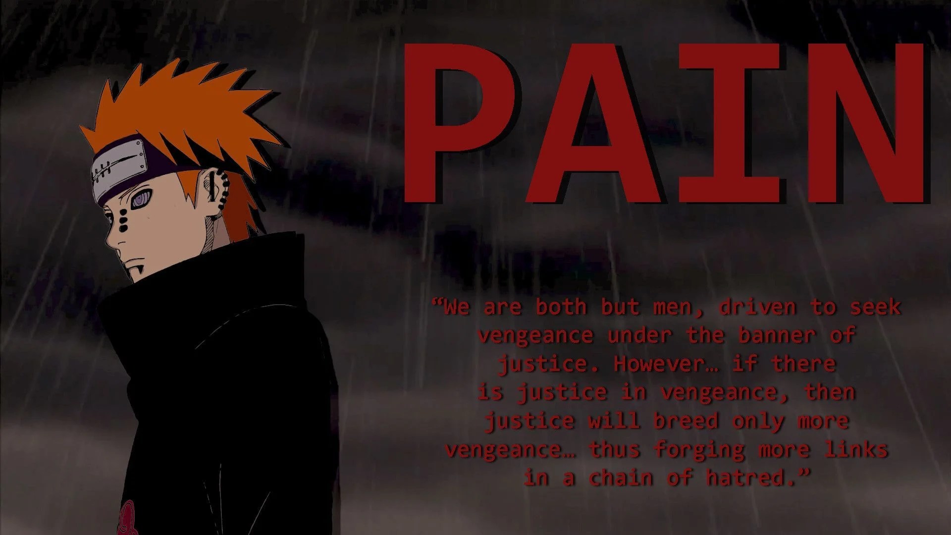 Pain naruto quotes wallpaper