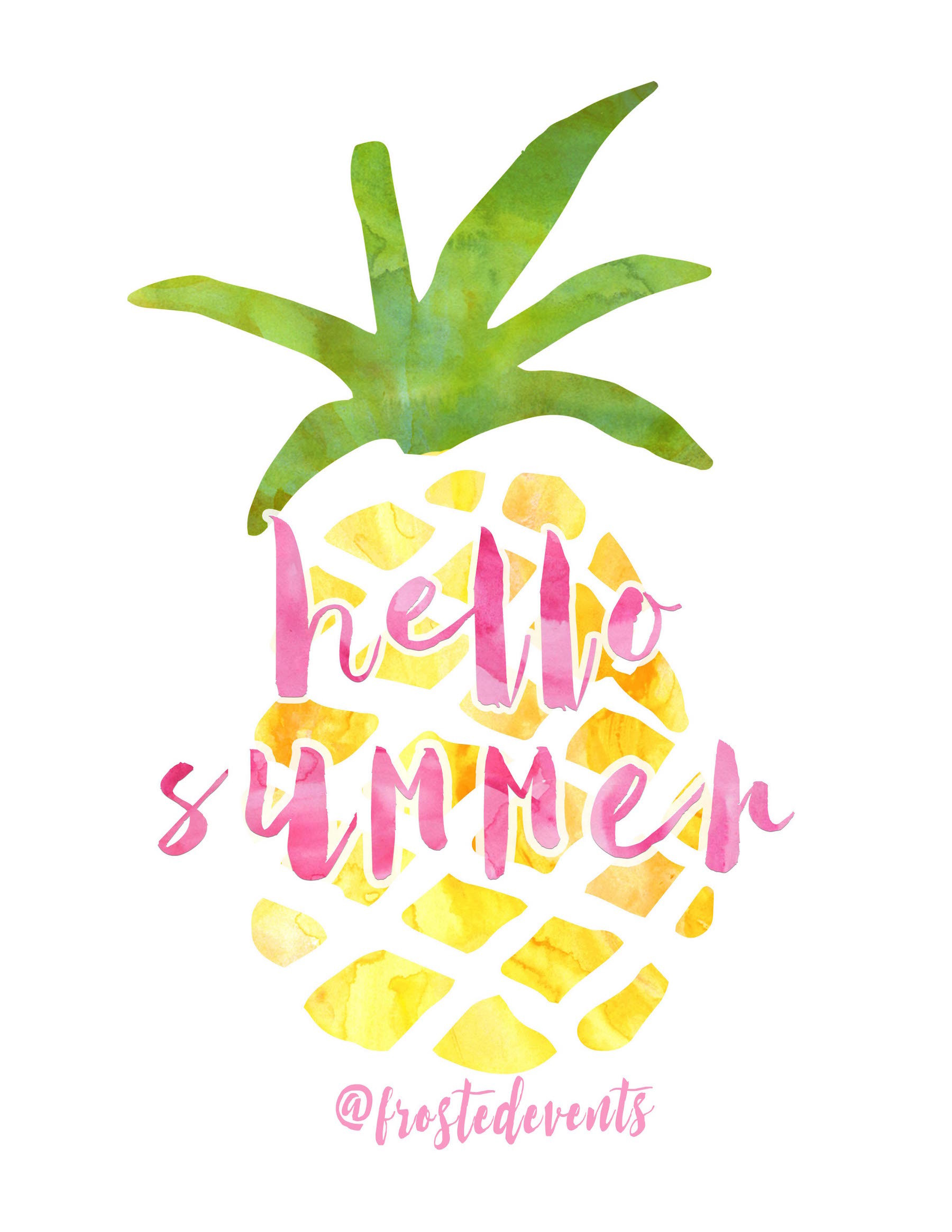 Cute hello summer wallpaper
