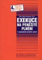 Grossova Marie Exekuce Na Penezite Plneni V Soucasne Pravni Praxi