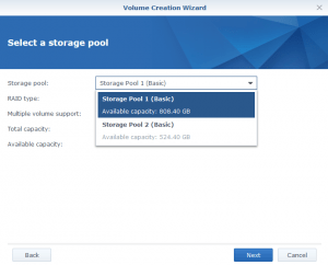 Remove RAID Synology Assign Storage Pool