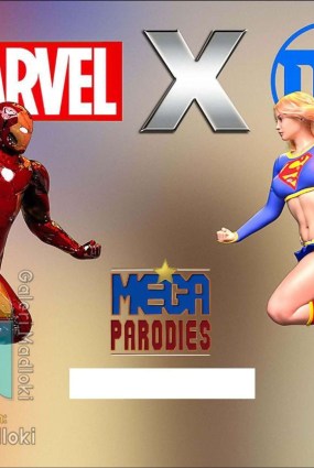 Komik 3D Supergirl VS Iron Man
