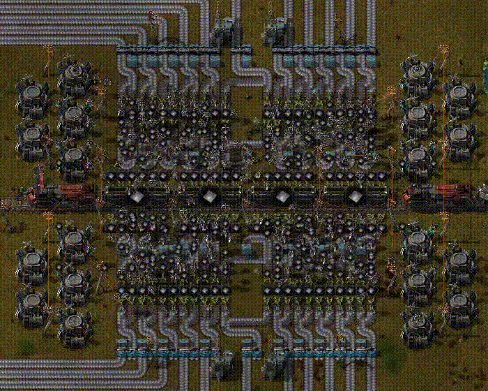 Factorio Prints Fastest Train Unloading Loading Using Belts Balanced