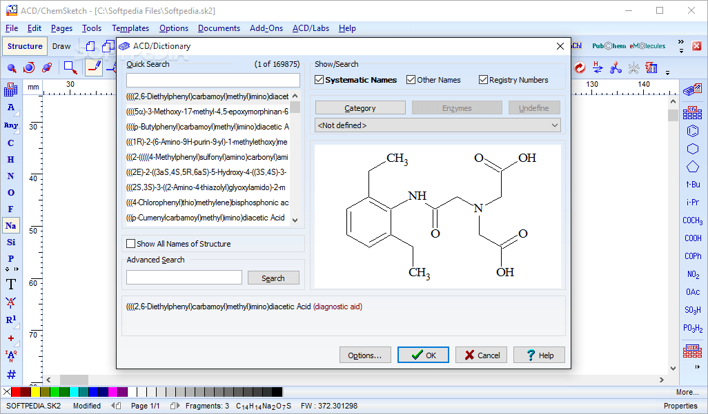 Download Chemsketch 2021 1 1 Build 123232