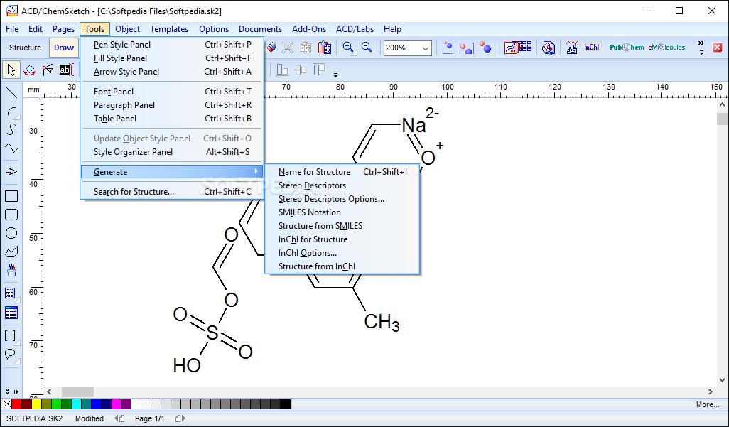 Download Chemsketch 2021 1 1 Build 123232