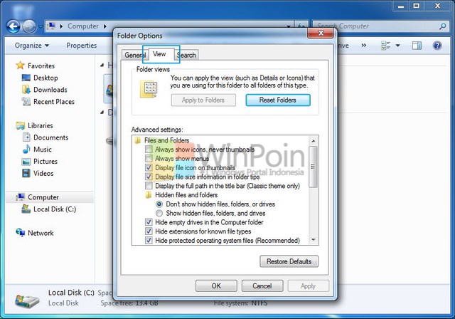 Cara Menyembunyikan File atau Folder di Windows 7 | WinPoin