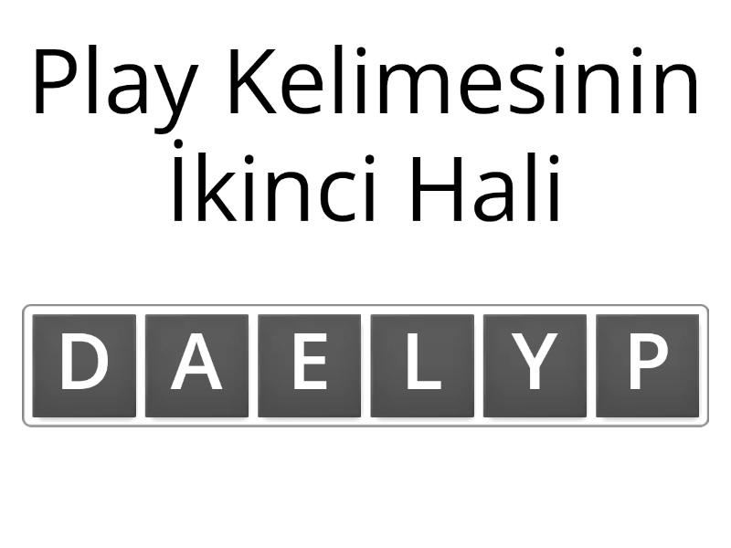Ingilizce kelimelerin ikinci hali