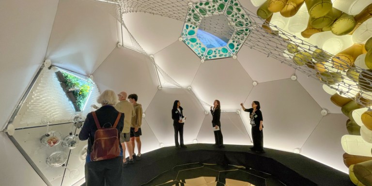 This innovative dwelling is engineered to autonomously construct itself in space.