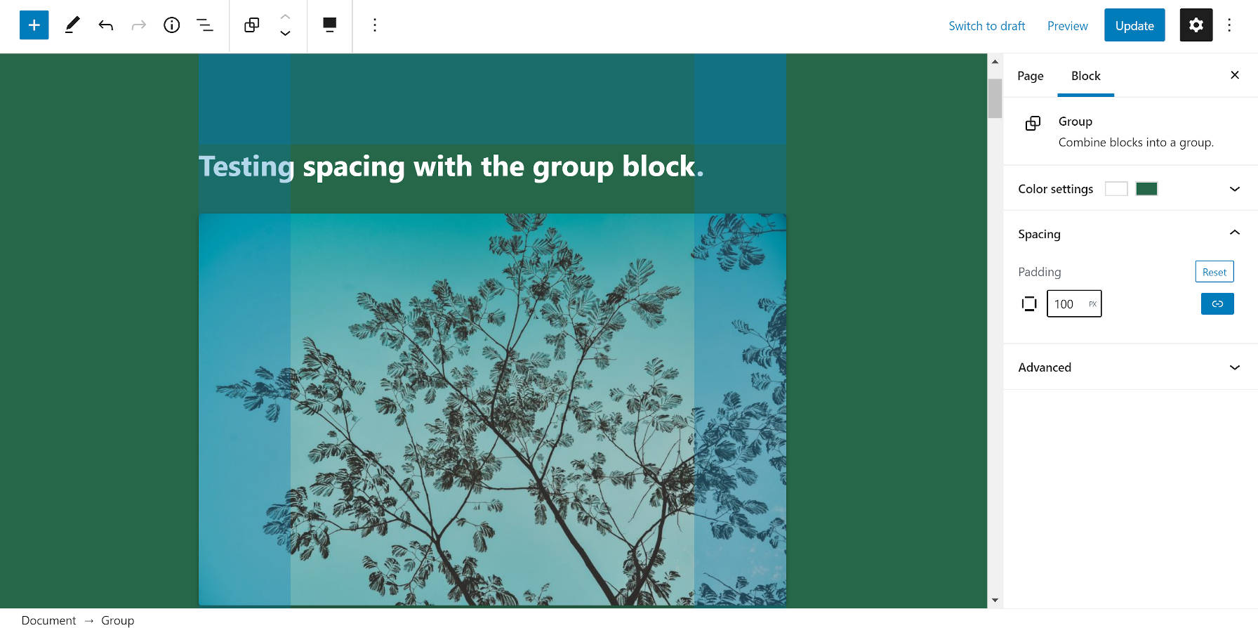 Gutenberg’s Custom Spacing Should Be Theme Controlled