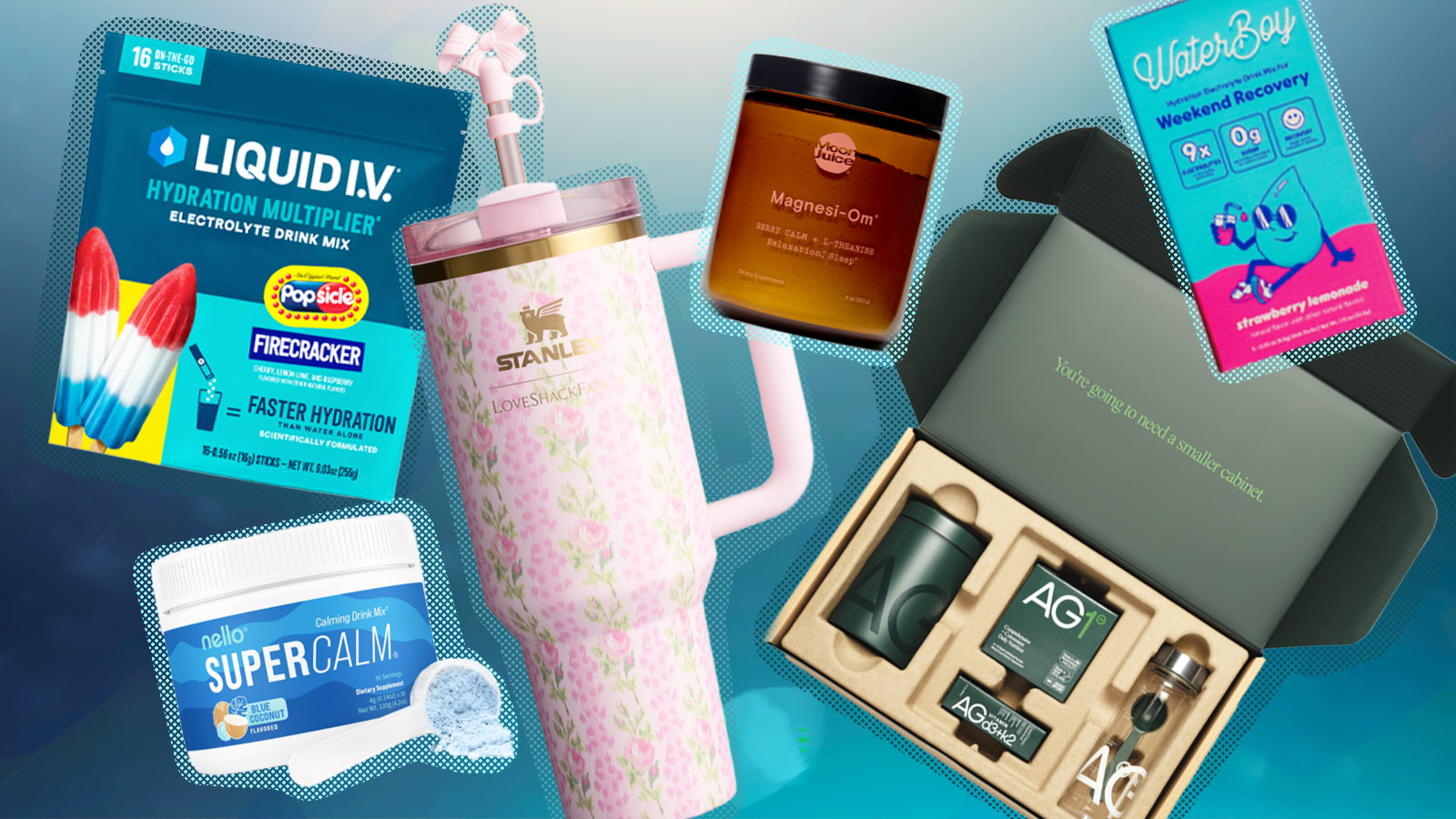 How Hydration Became the Sexiest Category in Wellness, From Electrolyte Powders to Collectible Stanley Cups