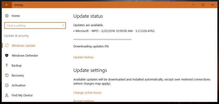 Western Digital Technologies Windows Update