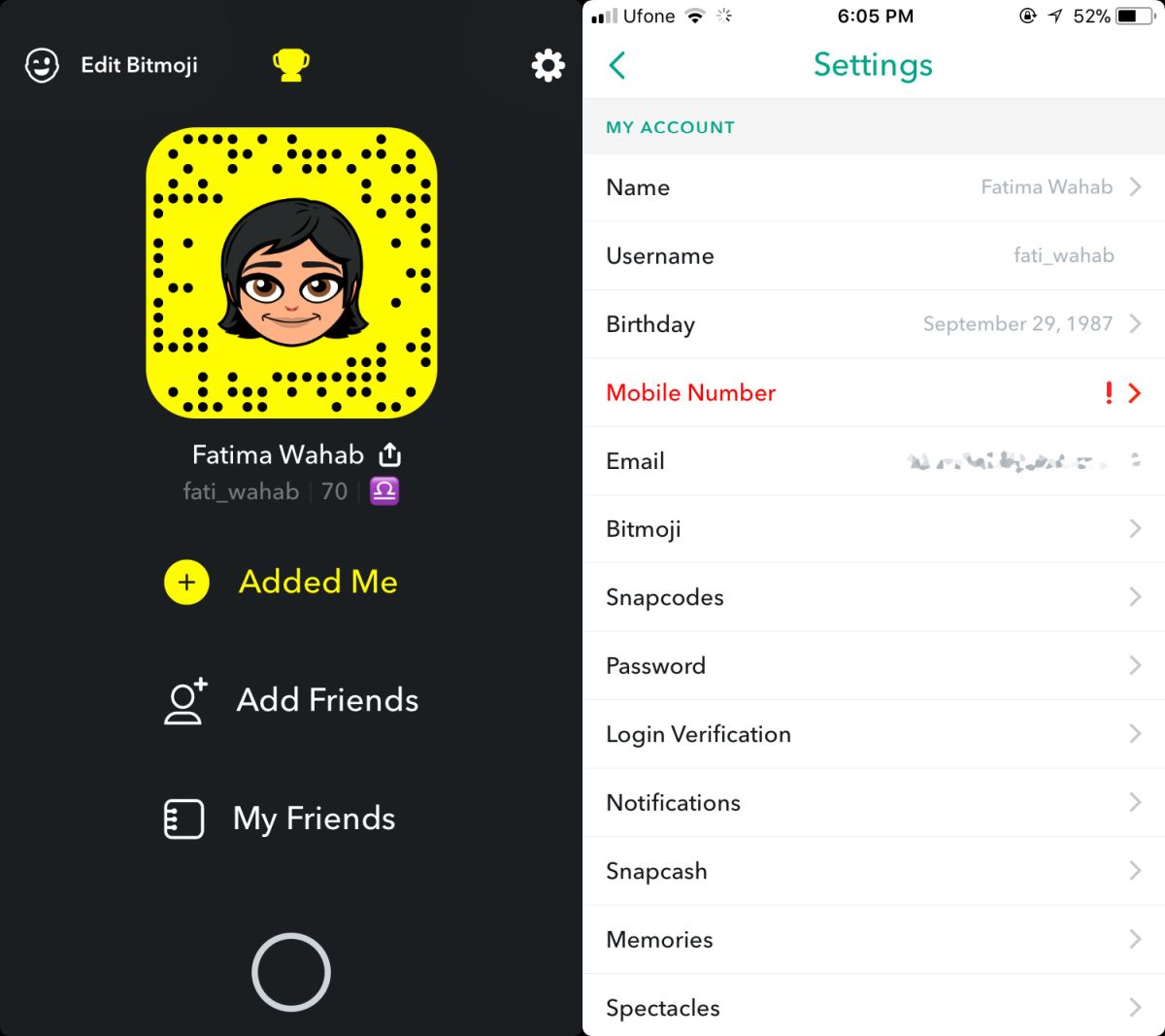 Snapchat codes for porn