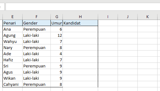 Rumus Excel IF Bertingkat dan Sederhana Lengkap dengan Contohnya