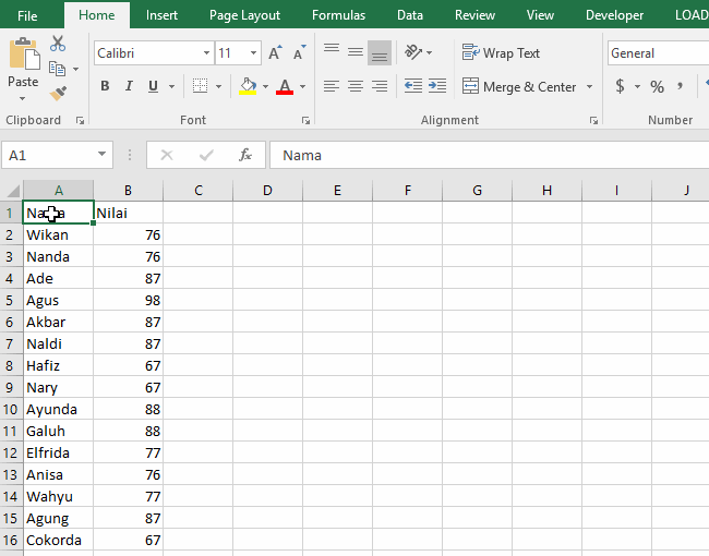 2 Jenis Histogram dan Cara Membuat Histogram di Excel - Advernesia