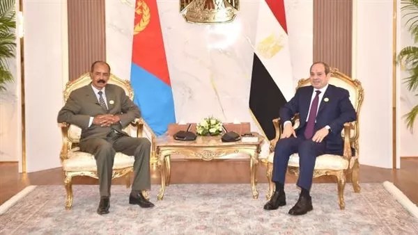 الرئيس السيسي يؤكد دعم مصر الكامل لأمن واستقرار إريتريا الرئيس السيسي يؤكد دعم مصر الكامل لأمن واستقرار إريتريا