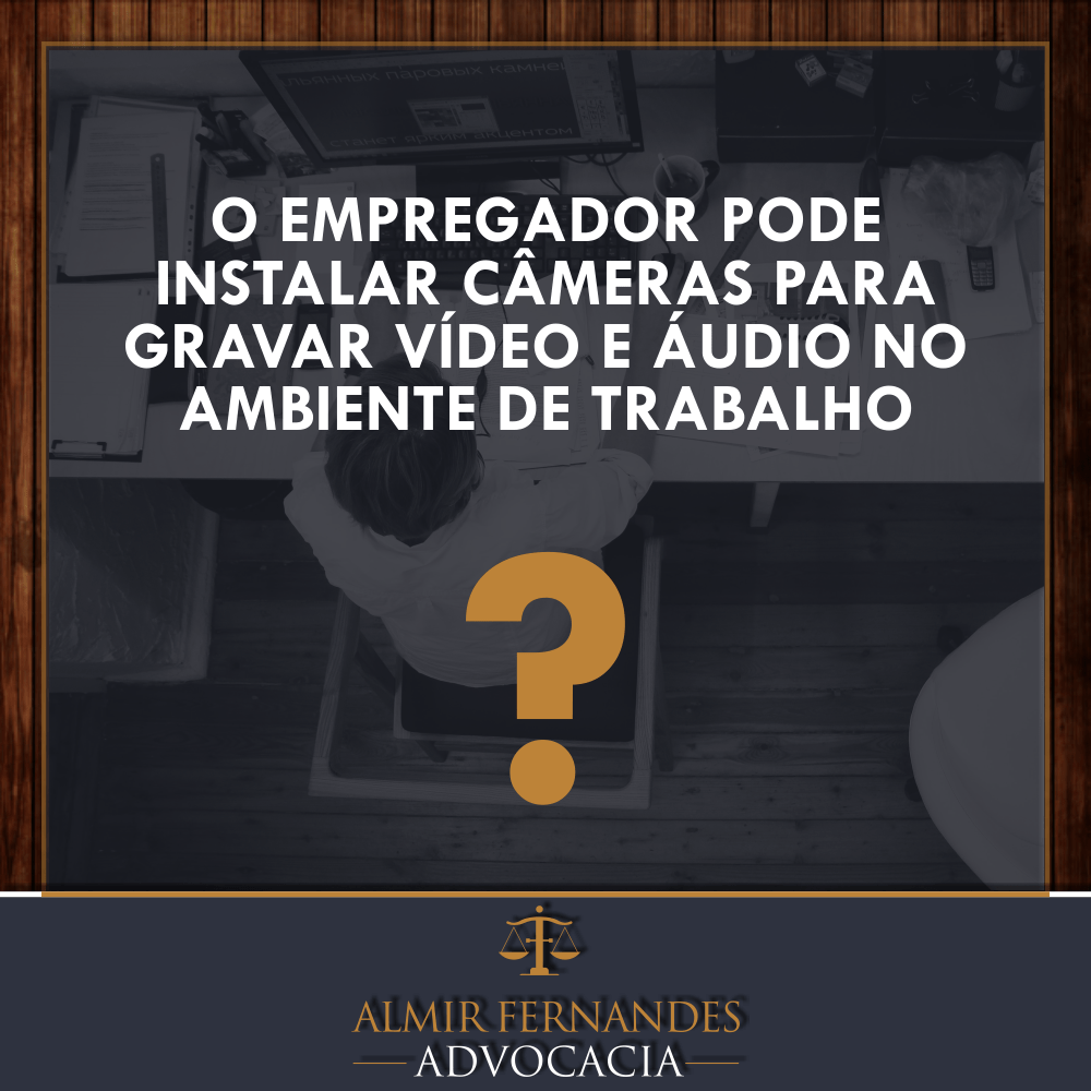 Lei que proibe cameras com audio