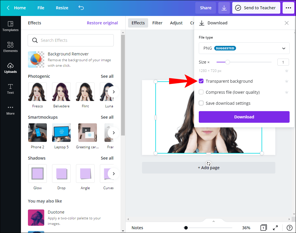 How To Make The Background Transparent In Canva