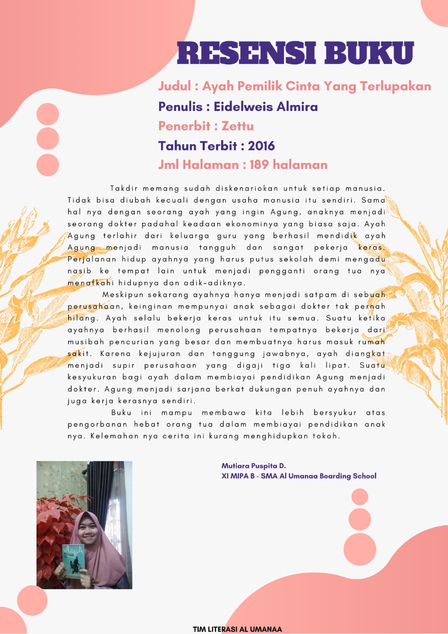 Resensi Buku - Pondok Pesantren Modern Al Umanaa