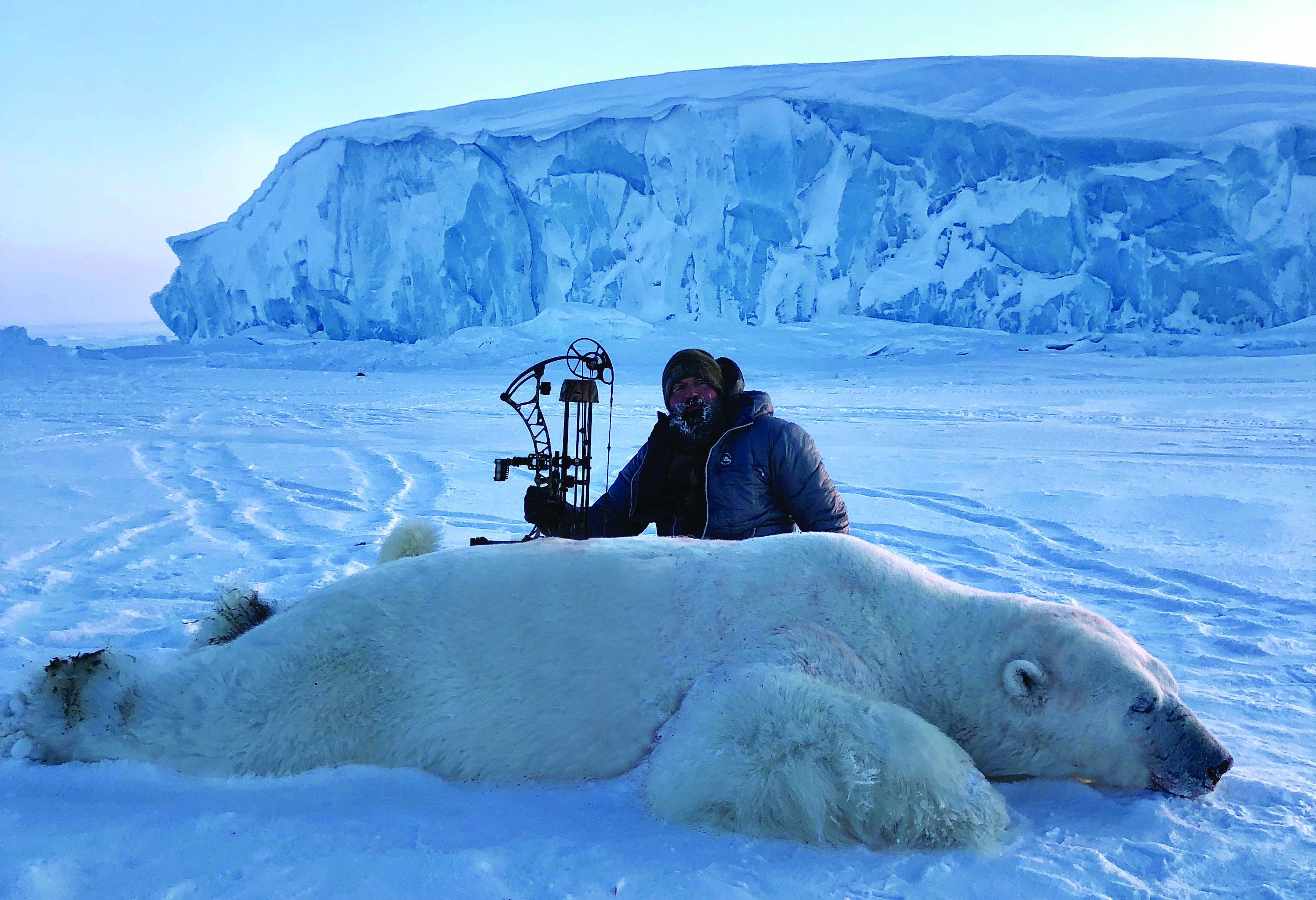 Inuit Hunting For Polar Bear