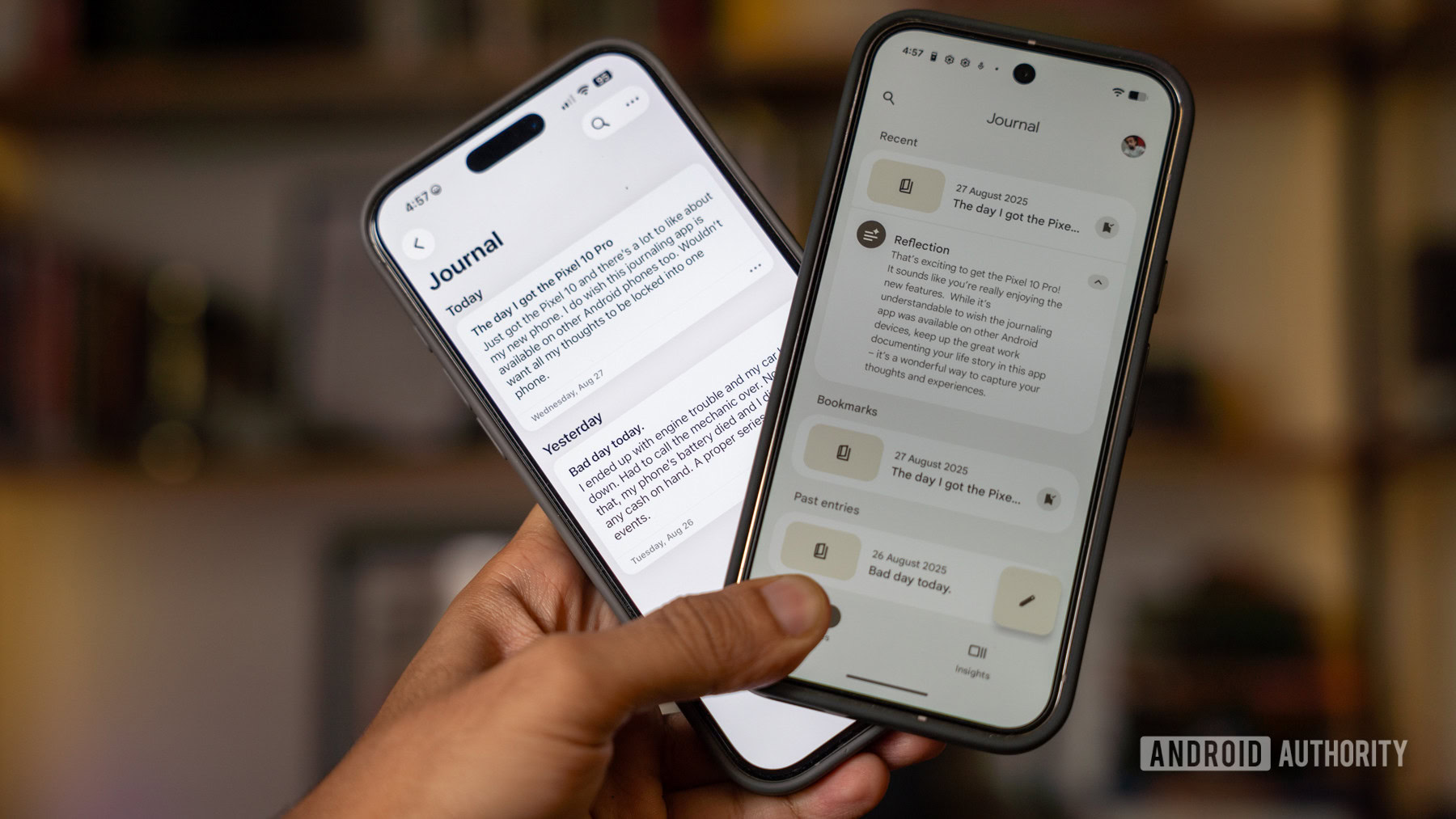 I tested Pixel Journal vs Apple Journal to see if AI insights can beat a mindfulness approach