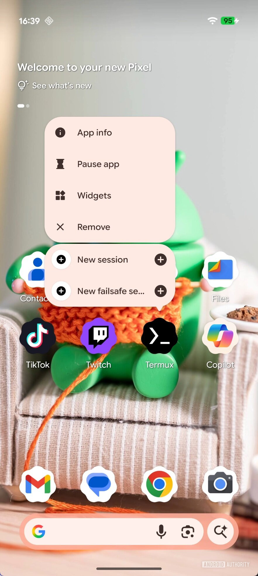 App context menu shortcut plus buttons in Android 16 QPR2 Beta 3 App context menu shortcut plus buttons in Android 16 QPR2 Beta 3